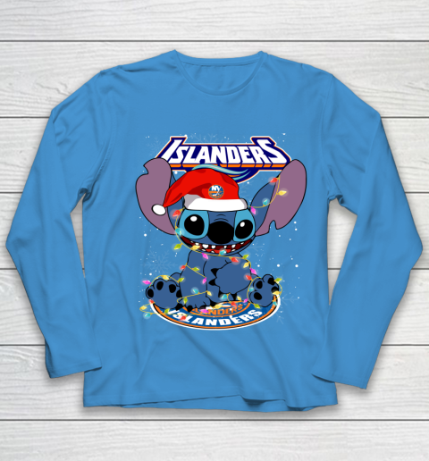 New York Islanders NHL Hockey noel stitch Christmas Youth Long Sleeve 4