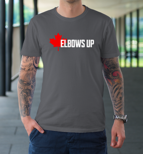 Elbows Up Canada True North Strong and Free Proud Canadian T-Shirt 6