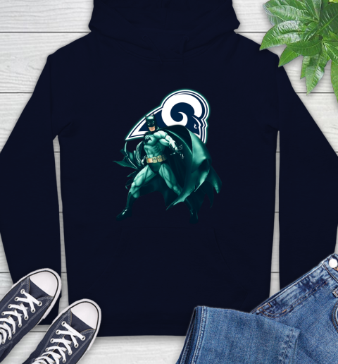 NFL Batman Football Sports Los Angeles Rams Hoodie 4