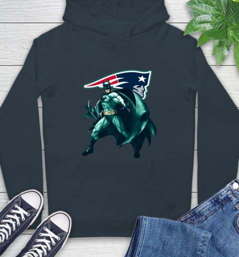 NFL Batman Football Sports New England Patriots Hoodie 7