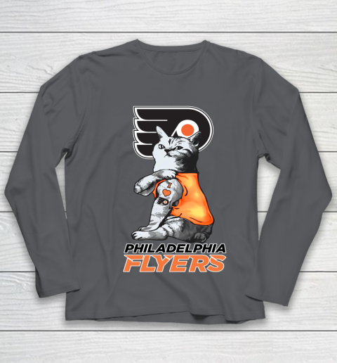 NHL My Cat Loves Philadelphia Flyers Hockey Youth Long Sleeve 6