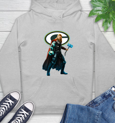 NFL Thor Avengers Endgame Football Green Bay Packers Hoodie 6