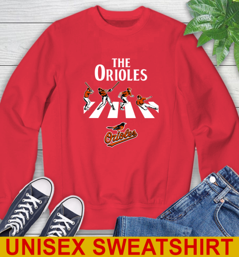 MLB Baseball Baltimore Orioles The Beatles Rock Band Shirt Sweatshirt 12