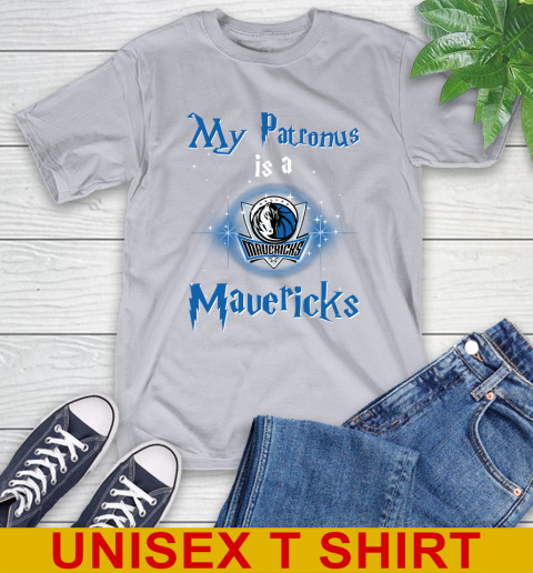 NBA Basketball Harry Potter My Patronus Is A Dallas Mavericks T-Shirt 5