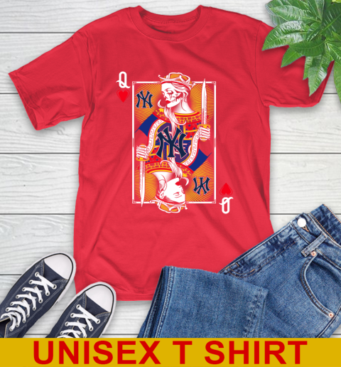 MLB Baseball New York Yankees The Queen Of Hearts Card Shirt T-Shirt 12