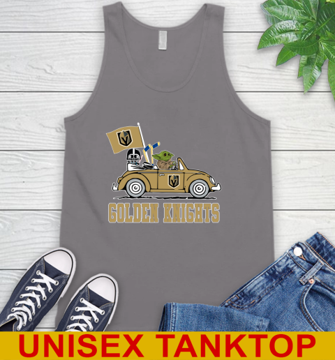 NHL Hockey Vegas Golden Knights Darth Vader Baby Yoda Driving Star Wars Shirt Tank Top 7