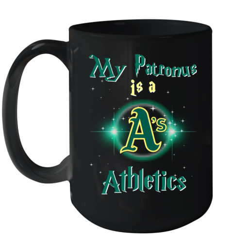 MLB Baseball Harry Potter My Patronus Is A Oakland Athletics Ceramic Mug 15oz