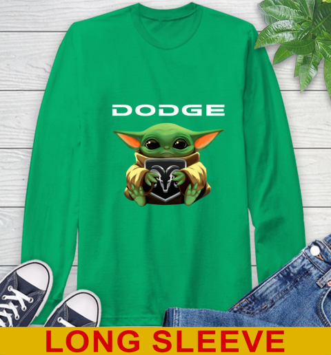 Star Wars Baby Yoda Hugs Dodge Car Shirt 62