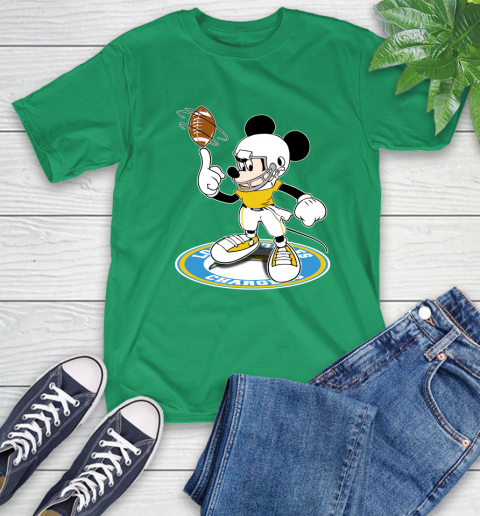 NFL Football Los Angeles Chargers Cheerful Mickey Disney Shirt T-Shirt 8