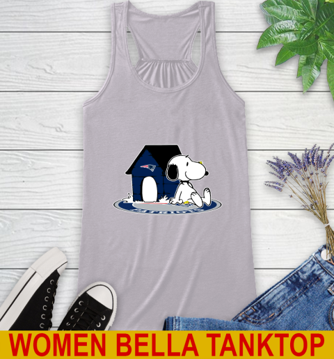NFL Football New England Patriots Snoopy The Peanuts Movie Shirt Racerback Tank 5