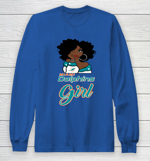 Miami Dolphins Girl NFL Long Sleeve T-Shirt 9