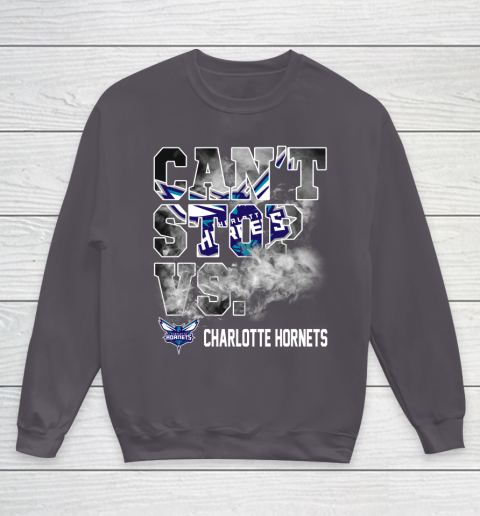 NBA Charlotte Hornets Basketball Can't Stop Vs Youth Sweatshirt 5
