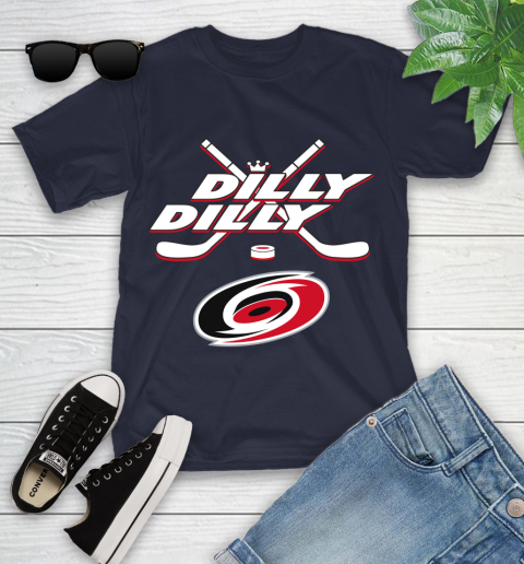 NHL Carolina Hurricanes Dilly Dilly Hockey Sports Youth T-Shirt 3