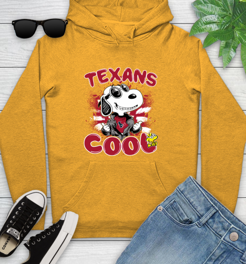 NFL Football Houston Texans Cool Snoopy Shirt Youth Hoodie 2
