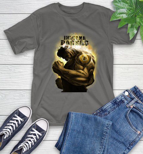Indiana Pacers NBA Basketball Hulk Marvel Avengers Sports T-Shirt 10