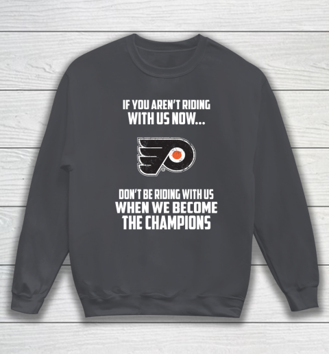 NHL Philadelphia Flyers Hockey We Become The Champions Sweatshirt 4