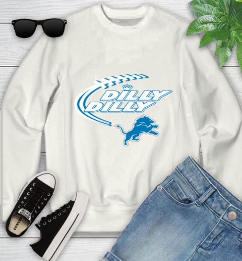 NFL Detroit Lions Dilly Dilly Football Sports Youth Sweatshirt