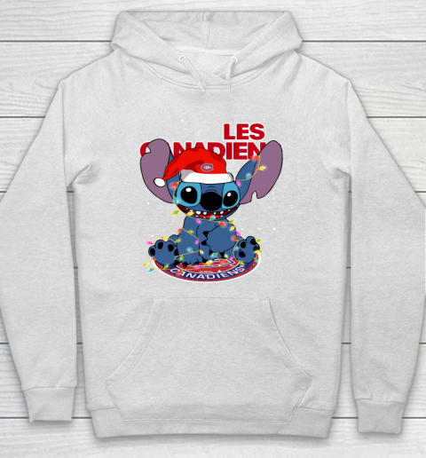 Montreal Canadiens NHL Hockey noel stitch Christmas Hoodie