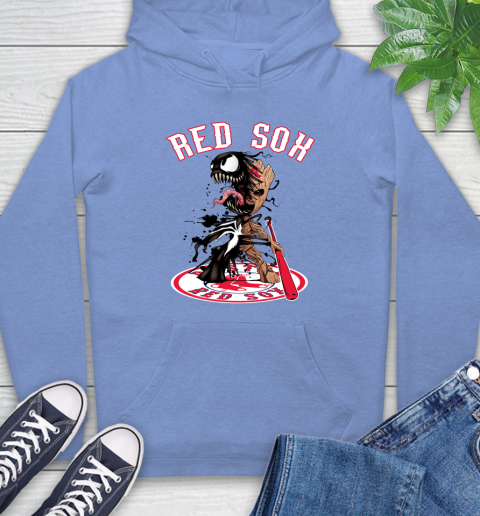 MLB Boston Red Sox Baseball Venom Groot Guardians Of The Galaxy Hoodie 11