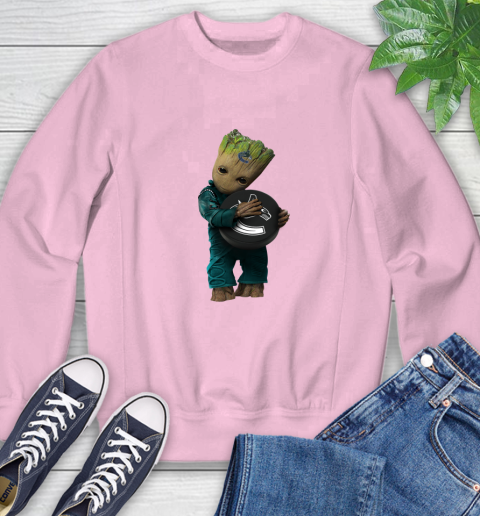 NHL Groot Guardians Of The Galaxy Hockey Sports Vancouver Canucks Sweatshirt 9