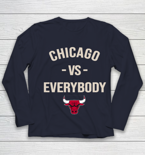 Chicago Bulls Vs Everybody Youth Long Sleeve 2