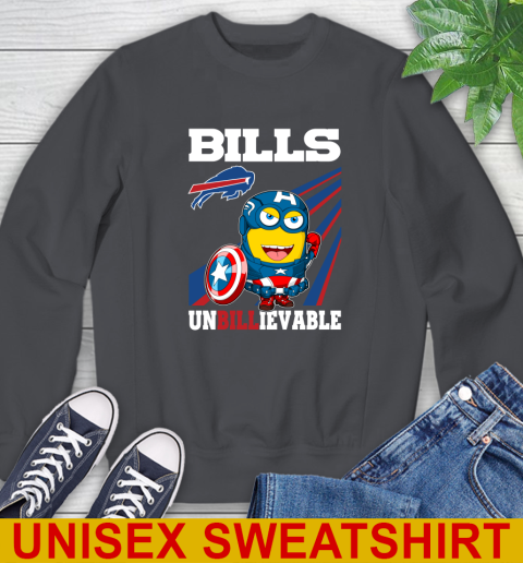 NFL Football Buffalo Bills Captain America Marvel Avengers Minion Shirt Sweatshirt 7