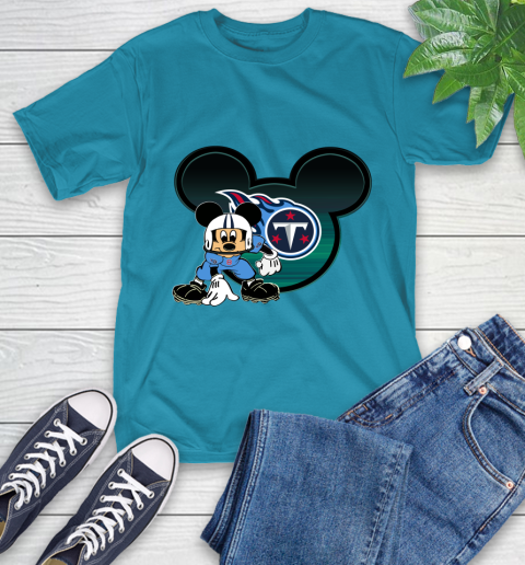 NFL Tennessee Titans Mickey Mouse Disney Football T Shirt T-Shirt 8