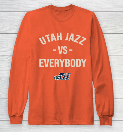 Utah Jazz Vs Everybody Long Sleeve T-Shirt 3