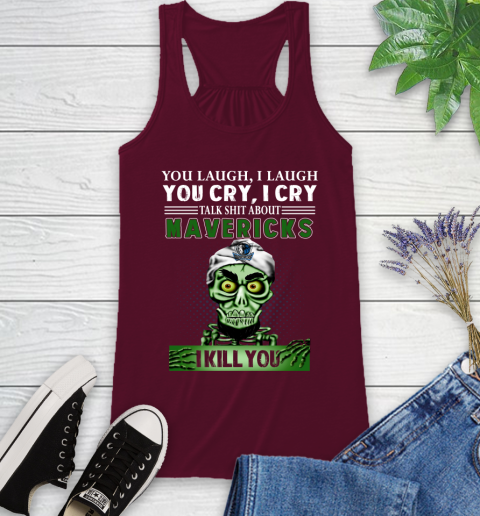 NBA Talk Shit About Dallas Mavericks I Kill You Achmed The Dead Terrorist Jeffrey Dunham Basketball Racerback Tank 2
