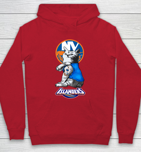 NHL My Cat Loves New York Islanders Hockey Hoodie 7