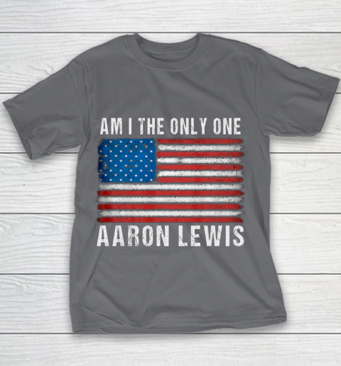 Am I The Only One Aaron Lewis Flag USA Youth T-Shirt 5
