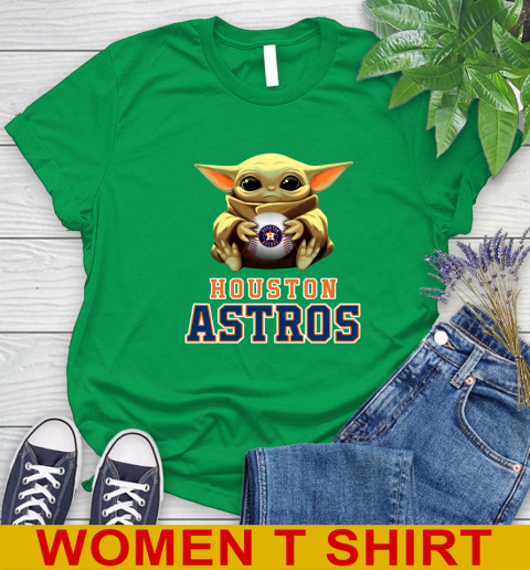 MLB Baseball Houston Astros Star Wars Baby Yoda Shirt 94