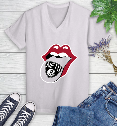 Brooklyn Nets NBA Basketball Lips I Root For My Team Adoring Fan 77