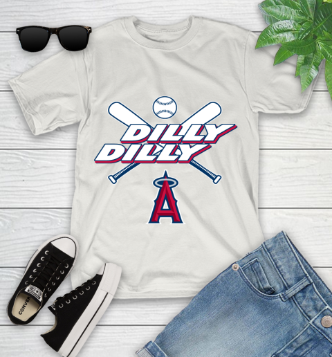 MLB Los Angeles Angels Dilly Dilly Baseball Sports Youth T-Shirt 12