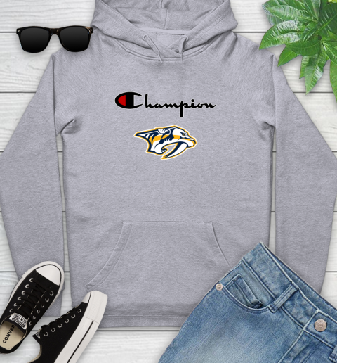 NHL Hockey Nashville Predators Champion Shirt Youth Hoodie 4