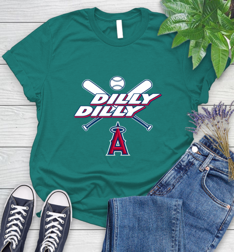 MLB Los Angeles Angels Dilly Dilly Baseball Sports Women's T-Shirt 12