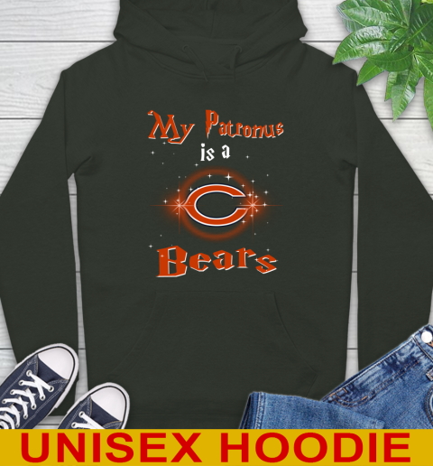 NFL Football Harry Potter My Patronus Is A Chicago Bears Hoodie 12
