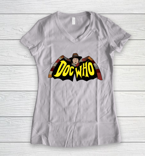 Doctor Who Shirt Doc Who Women's V-Neck T-Shirt