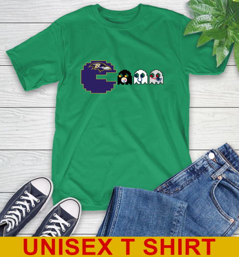 Baltimore Ravens NFL Football Pac Man Champion T-Shirt 7
