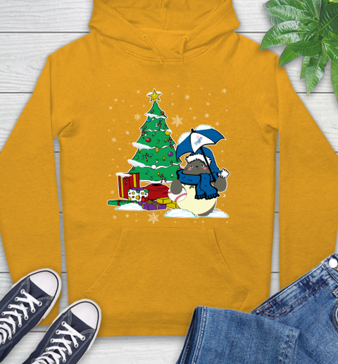 Los Angeles Dodgers MLB Baseball Cute Tonari No Totoro Christmas Sports Hoodie 2