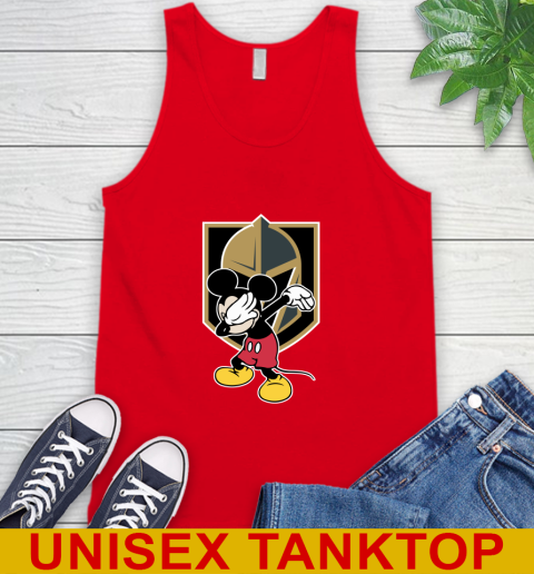 Vegas Golden Knights NHL Hockey Dabbing Mickey Disney Sports Tank Top 6