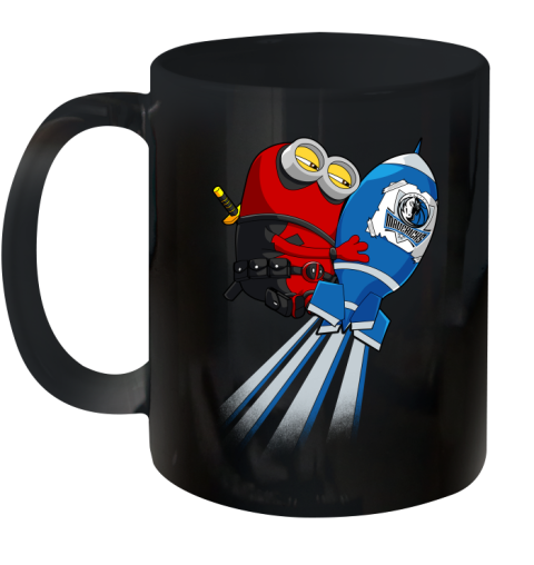 NBA Basketball Dallas Mavericks Deadpool Minion Marvel Shirt Ceramic Mug 11oz
