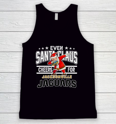 Jacksonville Jaguars Even Santa Claus Cheers For Christmas NFL Tank Top