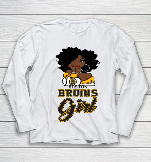Boston Bruins Girl NHL Youth Long Sleeve 2
