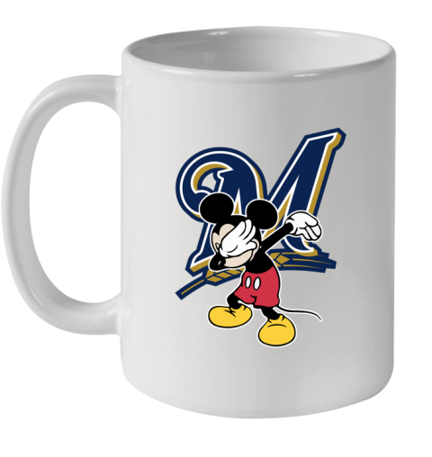 Milwaukee Brewers MLB Baseball Dabbing Mickey Disney Sports Ceramic Mug 11oz