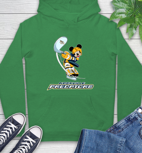 NHL Hockey Nashville Predators Cheerful Mickey Mouse Shirt Hoodie 8