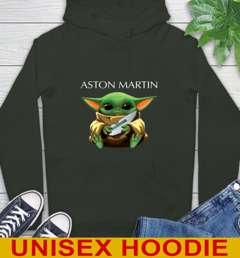 Star Wars Baby Yoda Hugs Aston Martin Car Shirt 24