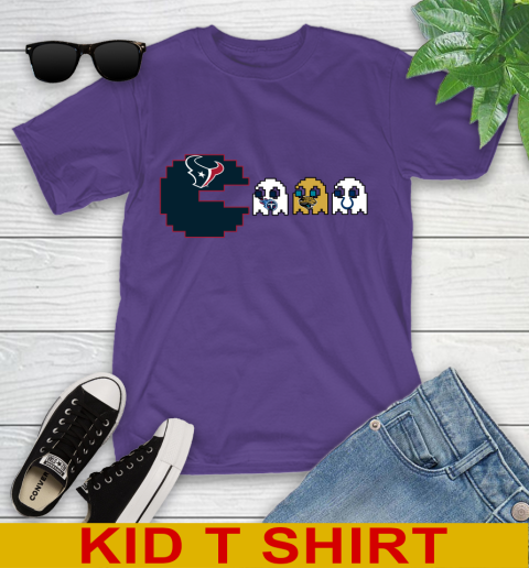 Houston Texans NFL Football Pac Man Champion Youth T-Shirt 4