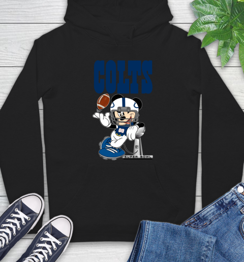 NFL Indianapolis Colts Mickey Mouse Disney Super Bowl Football T Shirt Hoodie 2