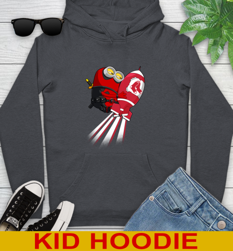 MLB Baseball Boston Red Sox Deadpool Minion Marvel Shirt Youth Hoodie 9